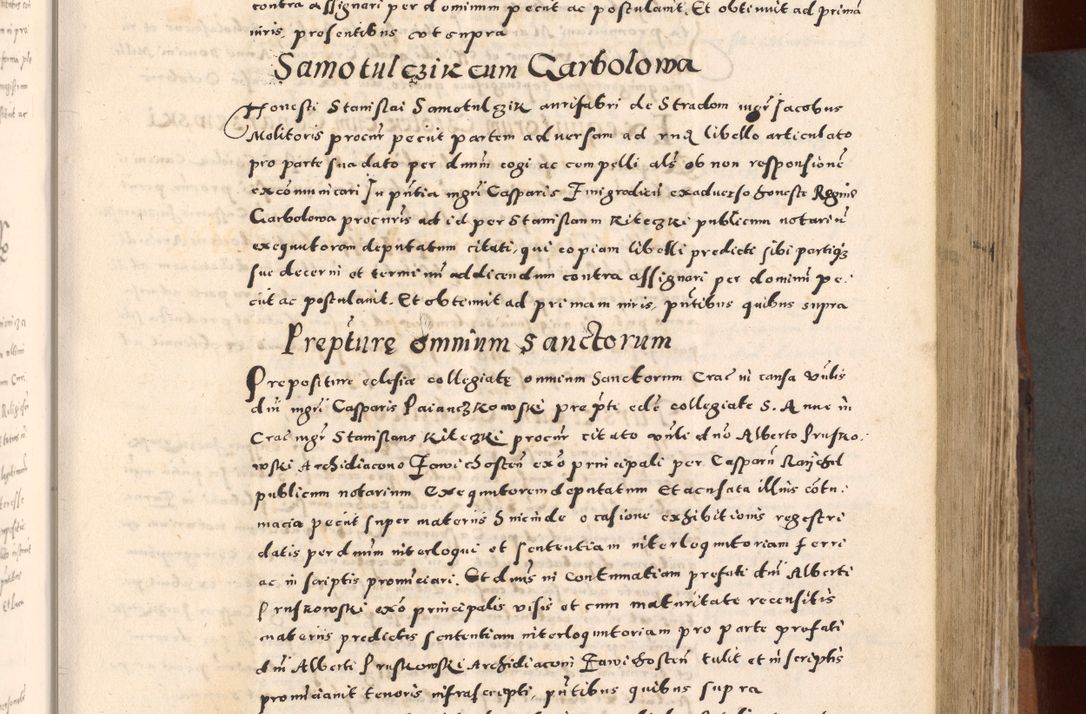 Zdjęcie nr 145 dla obiektu archiwalnego: [Liber actorum, vicariatus et officialatus Cracoviensis ad annum Domini 1574 et seqventes]