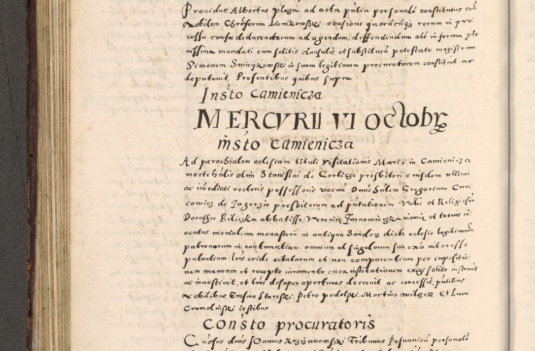 Zdjęcie nr 144 dla obiektu archiwalnego: [Liber actorum, vicariatus et officialatus Cracoviensis ad annum Domini 1574 et seqventes]