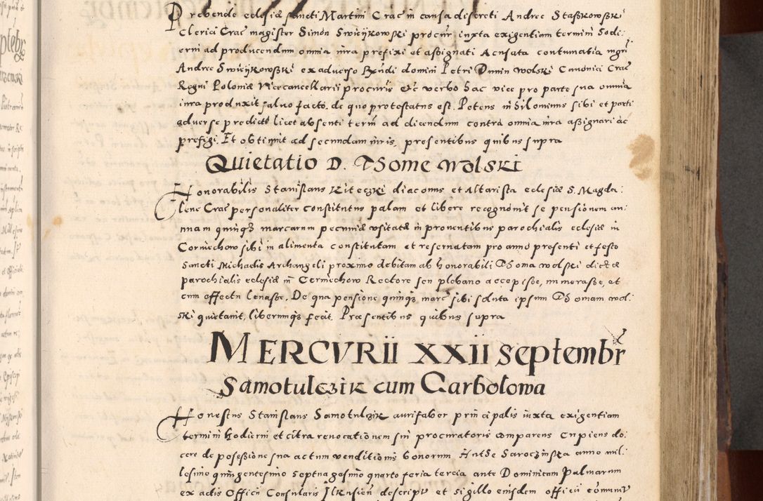 Zdjęcie nr 137 dla obiektu archiwalnego: [Liber actorum, vicariatus et officialatus Cracoviensis ad annum Domini 1574 et seqventes]