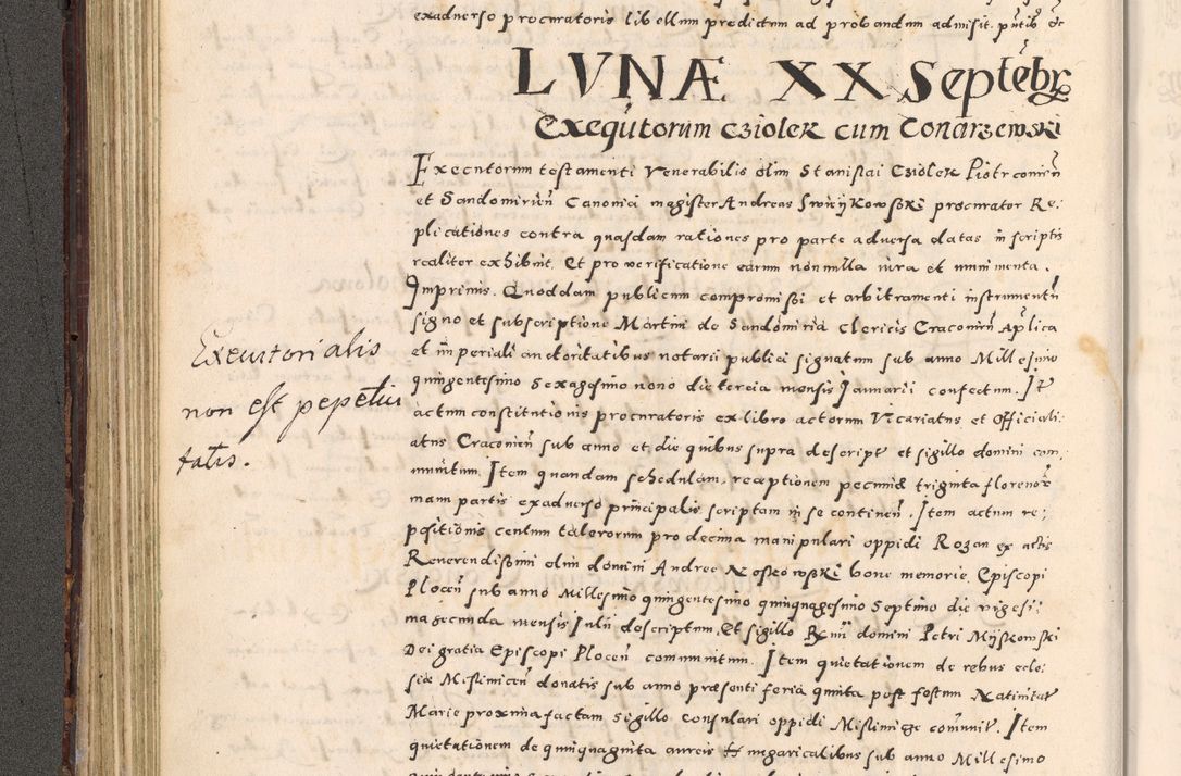 Zdjęcie nr 136 dla obiektu archiwalnego: [Liber actorum, vicariatus et officialatus Cracoviensis ad annum Domini 1574 et seqventes]