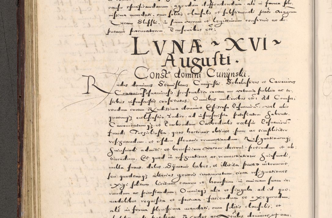 Zdjęcie nr 108 dla obiektu archiwalnego: [Liber actorum, vicariatus et officialatus Cracoviensis ad annum Domini 1574 et seqventes]