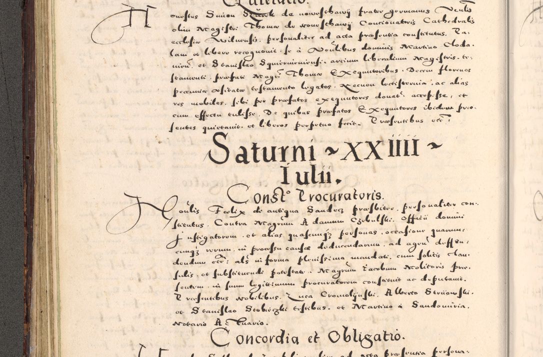 Zdjęcie nr 100 dla obiektu archiwalnego: [Liber actorum, vicariatus et officialatus Cracoviensis ad annum Domini 1574 et seqventes]