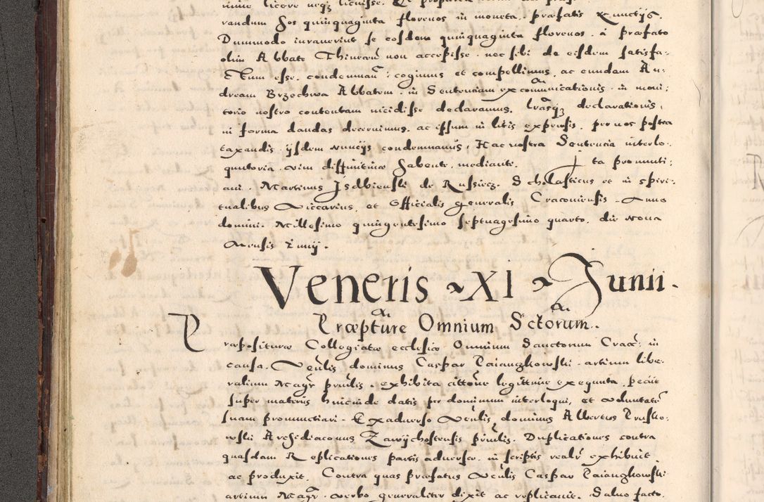 Zdjęcie nr 56 dla obiektu archiwalnego: [Liber actorum, vicariatus et officialatus Cracoviensis ad annum Domini 1574 et seqventes]
