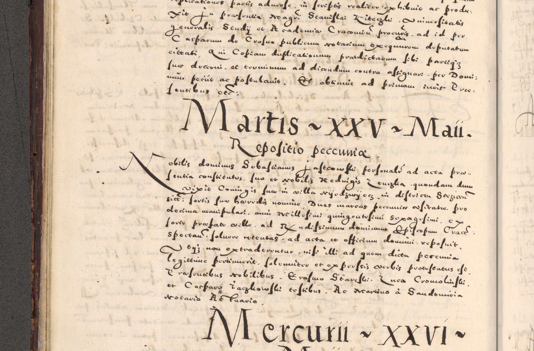 Zdjęcie nr 34 dla obiektu archiwalnego: [Liber actorum, vicariatus et officialatus Cracoviensis ad annum Domini 1574 et seqventes]