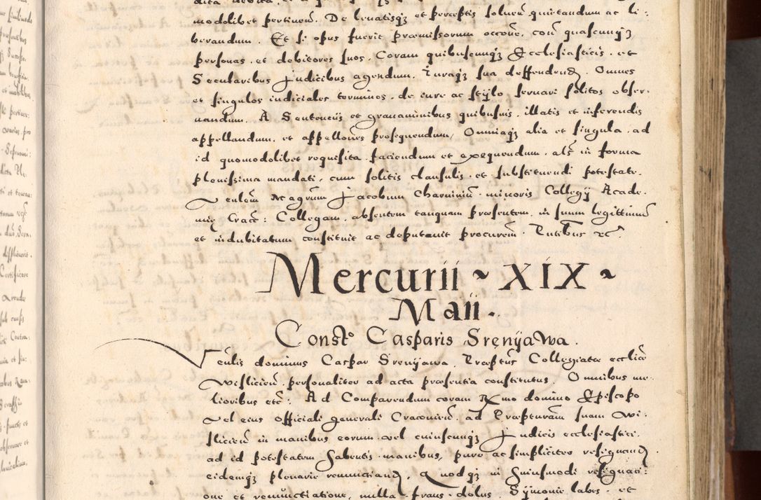 Zdjęcie nr 21 dla obiektu archiwalnego: [Liber actorum, vicariatus et officialatus Cracoviensis ad annum Domini 1574 et seqventes]