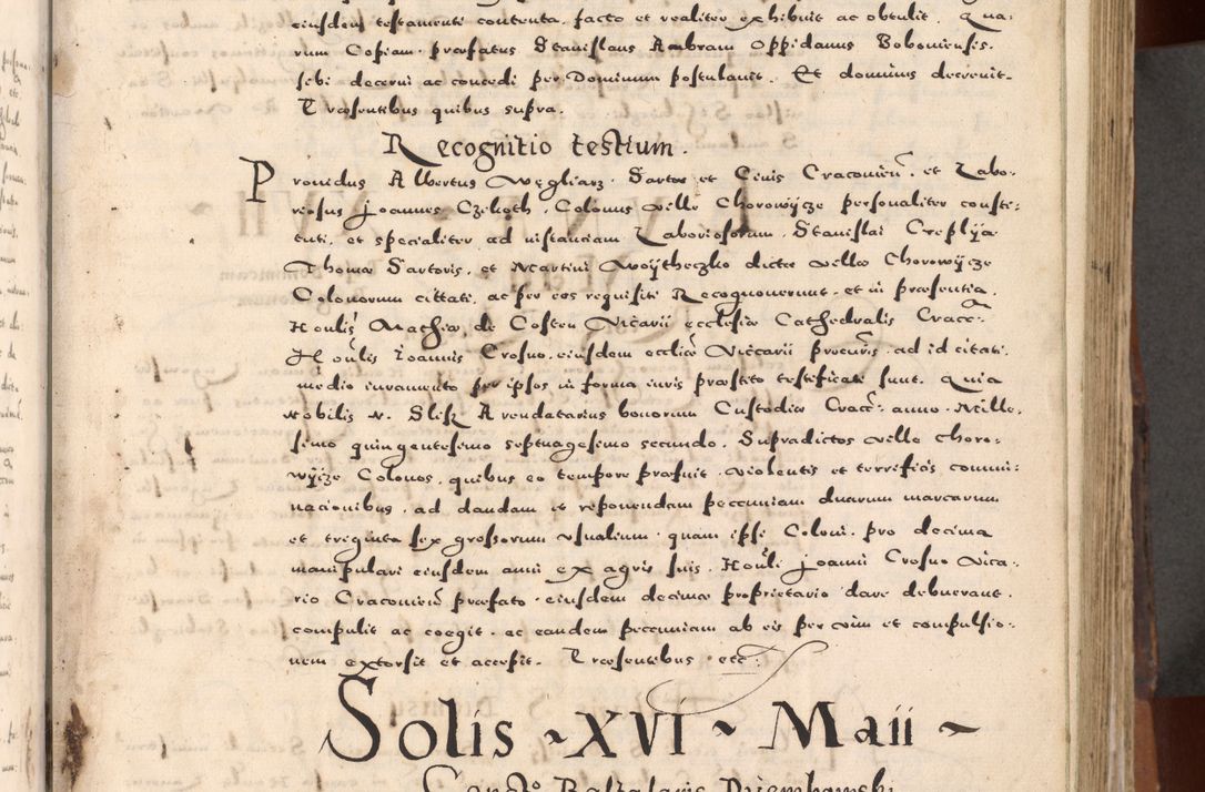 Zdjęcie nr 15 dla obiektu archiwalnego: [Liber actorum, vicariatus et officialatus Cracoviensis ad annum Domini 1574 et seqventes]