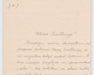 Zdjęcie nr 451 dla obiektu archiwalnego: Listy kierowane do Józefa Bilczewskiego w roku 1904