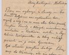 Zdjęcie nr 349 dla obiektu archiwalnego: Listy kierowane do Józefa Bilczewskiego w roku 1904