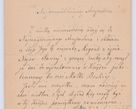 Zdjęcie nr 340 dla obiektu archiwalnego: Listy kierowane do Józefa Bilczewskiego w roku 1904