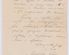 Zdjęcie nr 339 dla obiektu archiwalnego: Listy kierowane do Józefa Bilczewskiego w roku 1904