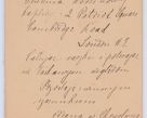 Zdjęcie nr 331 dla obiektu archiwalnego: Listy kierowane do Józefa Bilczewskiego w roku 1904