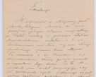 Zdjęcie nr 335 dla obiektu archiwalnego: Listy kierowane do Józefa Bilczewskiego w roku 1904