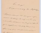 Zdjęcie nr 310 dla obiektu archiwalnego: Listy kierowane do Józefa Bilczewskiego w roku 1904