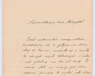 Zdjęcie nr 252 dla obiektu archiwalnego: Listy kierowane do Józefa Bilczewskiego w roku 1904