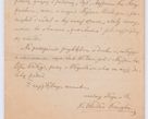 Zdjęcie nr 193 dla obiektu archiwalnego: Listy kierowane do Józefa Bilczewskiego w roku 1904