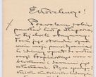 Zdjęcie nr 179 dla obiektu archiwalnego: Listy kierowane do Józefa Bilczewskiego w roku 1904