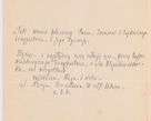 Zdjęcie nr 170 dla obiektu archiwalnego: Listy kierowane do Józefa Bilczewskiego w roku 1904