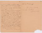 Zdjęcie nr 152 dla obiektu archiwalnego: Listy kierowane do Józefa Bilczewskiego w roku 1904