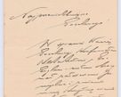 Zdjęcie nr 131 dla obiektu archiwalnego: Listy kierowane do Józefa Bilczewskiego w roku 1904