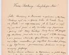 Zdjęcie nr 63 dla obiektu archiwalnego: Listy kierowane do Józefa Bilczewskiego w roku 1904