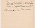 Zdjęcie nr 60 dla obiektu archiwalnego: Listy kierowane do Józefa Bilczewskiego w roku 1904