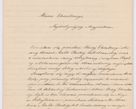 Zdjęcie nr 39 dla obiektu archiwalnego: Listy kierowane do Józefa Bilczewskiego w roku 1904