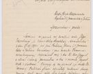 Zdjęcie nr 25 dla obiektu archiwalnego: Listy kierowane do Józefa Bilczewskiego w roku 1904
