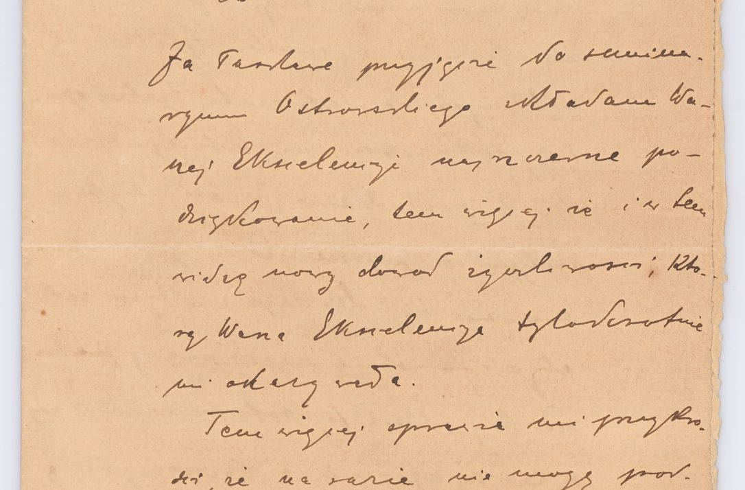 Zdjęcie nr 3 dla obiektu archiwalnego: Listy kierowane do Józefa Bilczewskiego w roku 1906