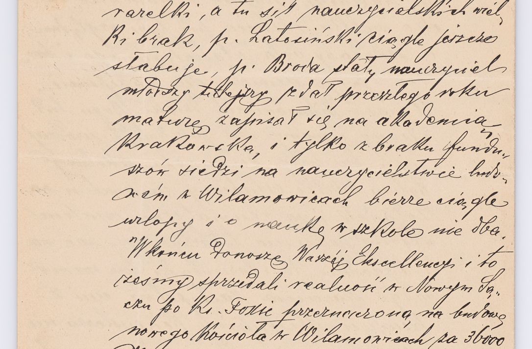 Zdjęcie nr 278 dla obiektu archiwalnego: Listy kierowane do Józefa Bilczewskiego w roku 1906