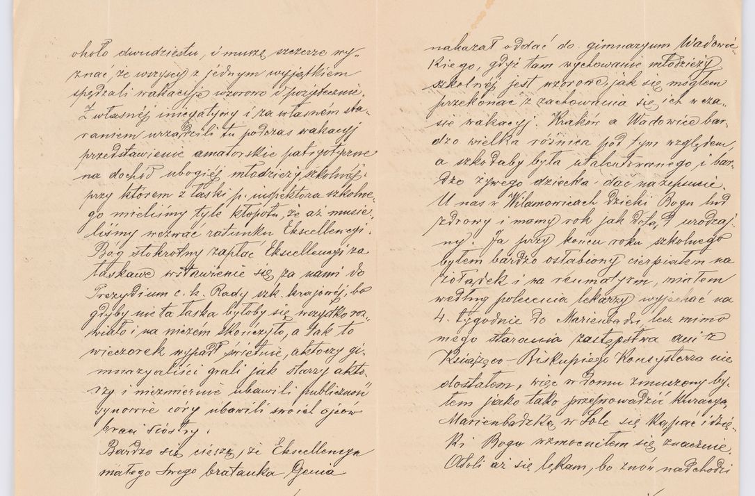 Zdjęcie nr 277 dla obiektu archiwalnego: Listy kierowane do Józefa Bilczewskiego w roku 1906