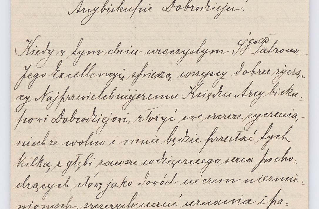 Zdjęcie nr 267 dla obiektu archiwalnego: Listy kierowane do Józefa Bilczewskiego w roku 1906