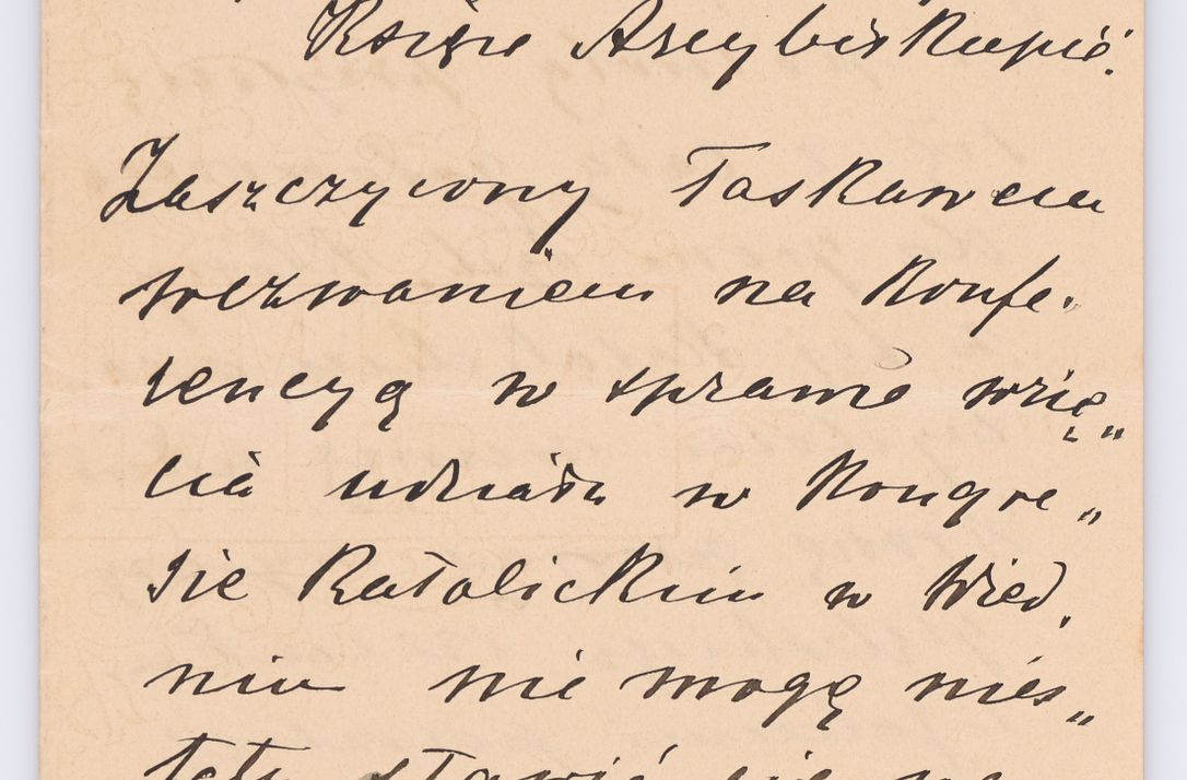 Zdjęcie nr 245 dla obiektu archiwalnego: Listy kierowane do Józefa Bilczewskiego w roku 1906