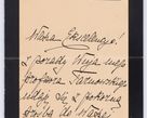 Zdjęcie nr 238 dla obiektu archiwalnego: Listy kierowane do Józefa Bilczewskiego w roku 1906