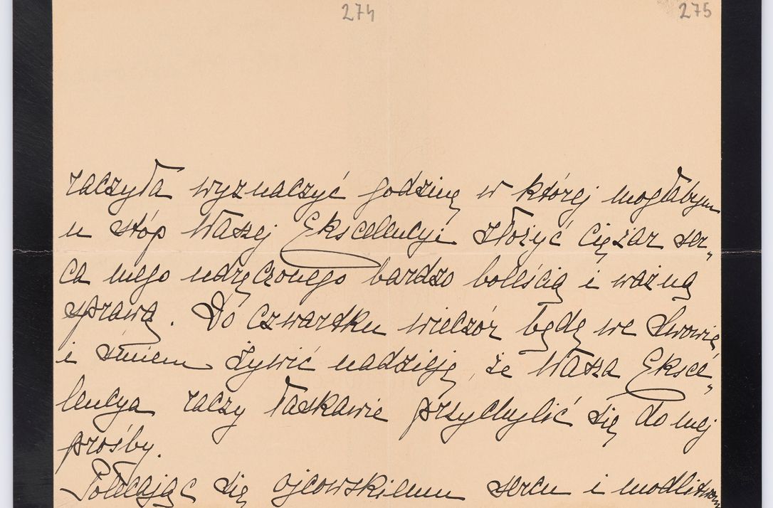 Zdjęcie nr 239 dla obiektu archiwalnego: Listy kierowane do Józefa Bilczewskiego w roku 1906