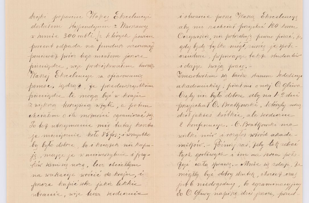 Zdjęcie nr 216 dla obiektu archiwalnego: Listy kierowane do Józefa Bilczewskiego w roku 1906