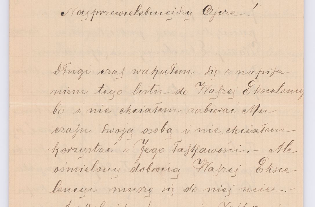 Zdjęcie nr 215 dla obiektu archiwalnego: Listy kierowane do Józefa Bilczewskiego w roku 1906