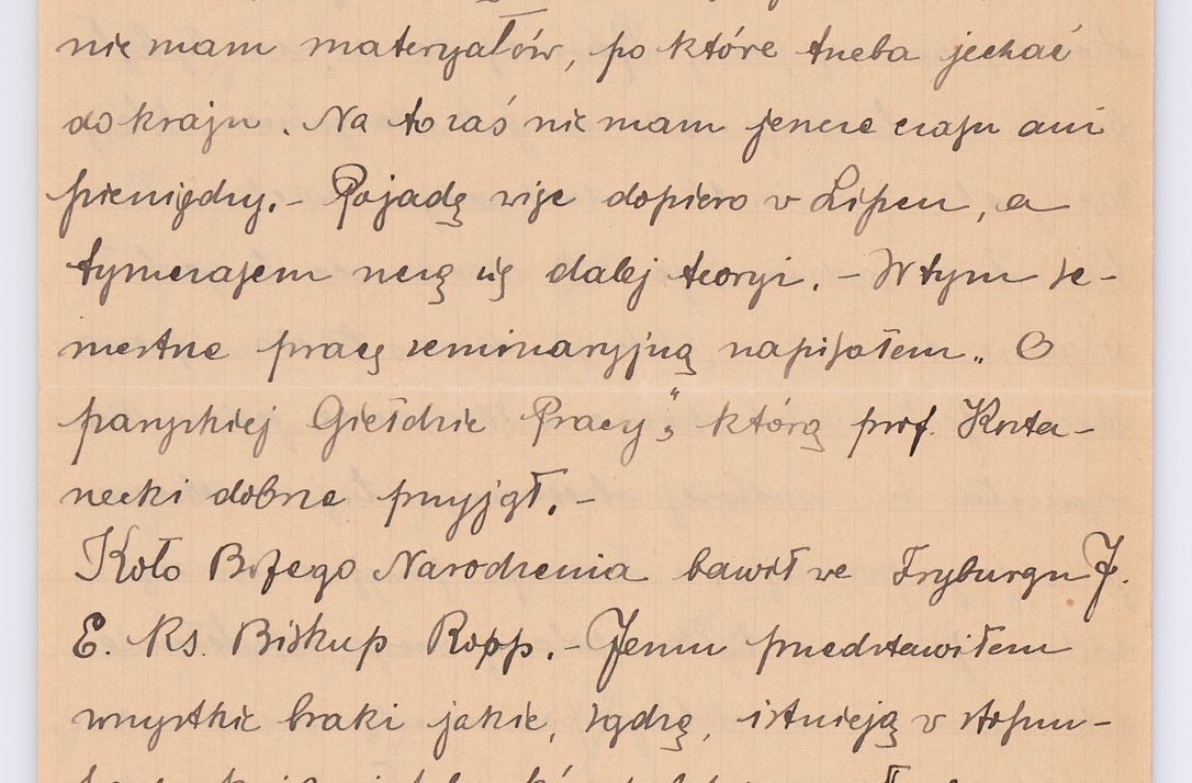 Zdjęcie nr 205 dla obiektu archiwalnego: Listy kierowane do Józefa Bilczewskiego w roku 1906