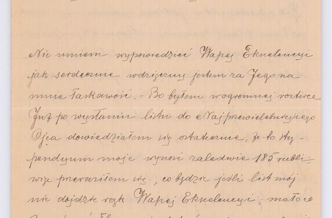 Zdjęcie nr 209 dla obiektu archiwalnego: Listy kierowane do Józefa Bilczewskiego w roku 1906