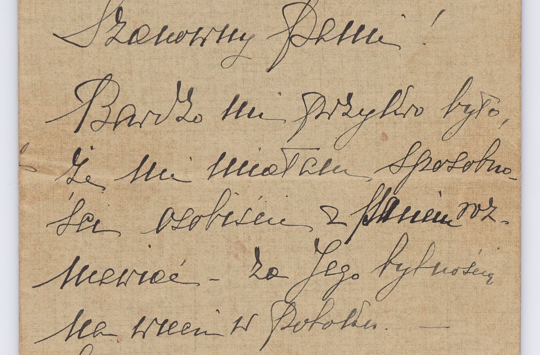 Zdjęcie nr 188 dla obiektu archiwalnego: Listy kierowane do Józefa Bilczewskiego w roku 1906