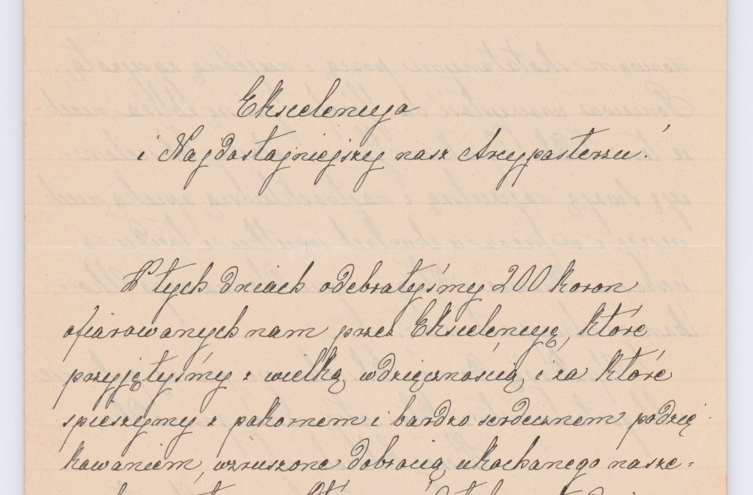 Zdjęcie nr 159 dla obiektu archiwalnego: Listy kierowane do Józefa Bilczewskiego w roku 1906