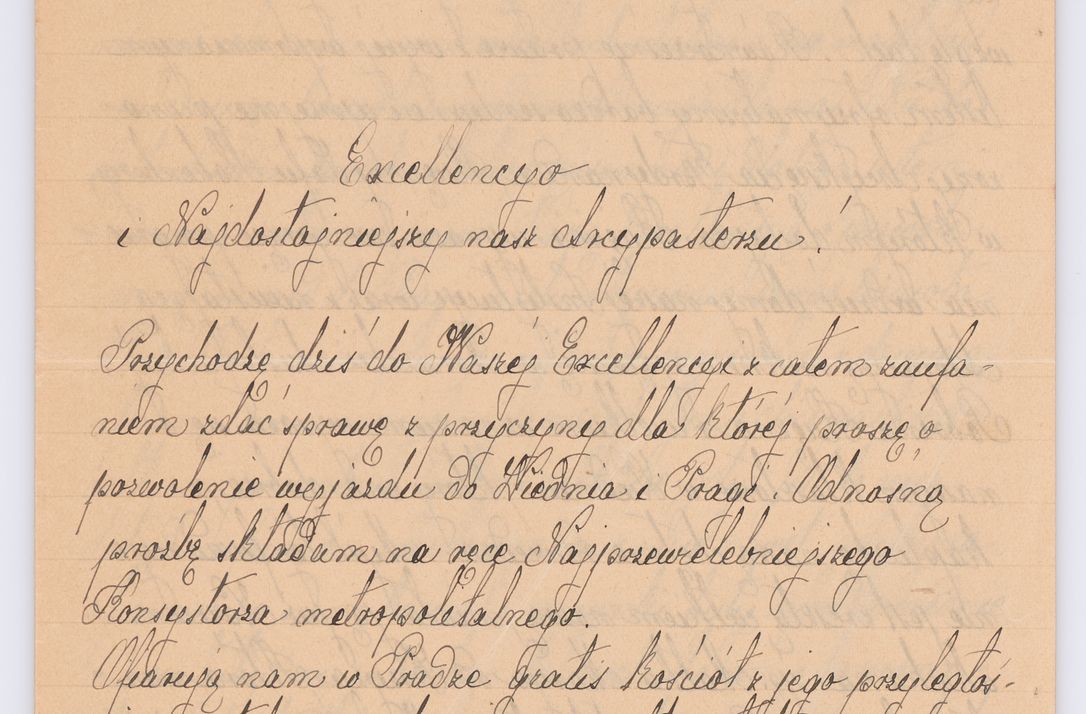 Zdjęcie nr 156 dla obiektu archiwalnego: Listy kierowane do Józefa Bilczewskiego w roku 1906