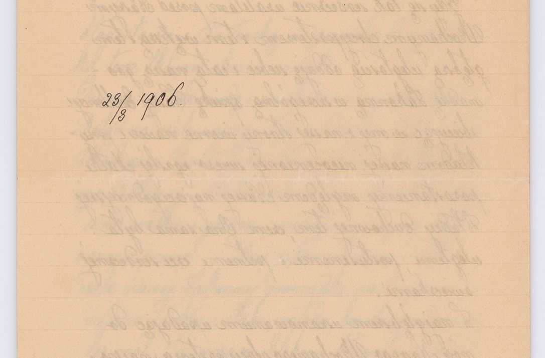 Zdjęcie nr 149 dla obiektu archiwalnego: Listy kierowane do Józefa Bilczewskiego w roku 1906