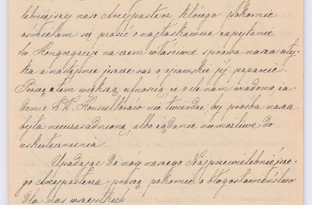 Zdjęcie nr 146 dla obiektu archiwalnego: Listy kierowane do Józefa Bilczewskiego w roku 1906