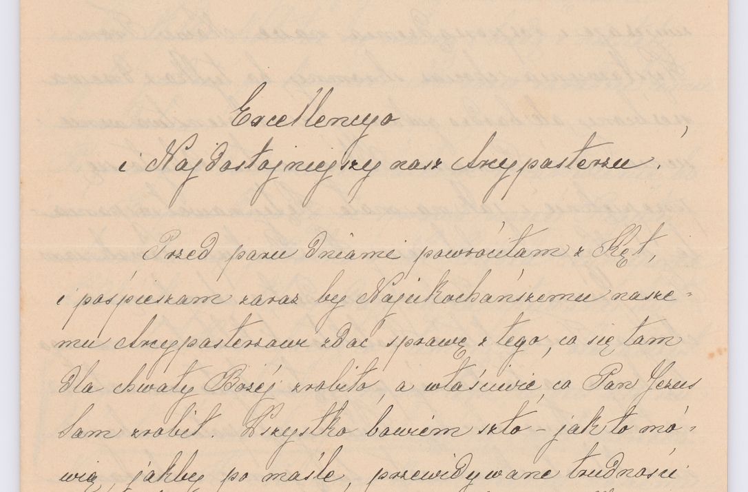 Zdjęcie nr 144 dla obiektu archiwalnego: Listy kierowane do Józefa Bilczewskiego w roku 1906