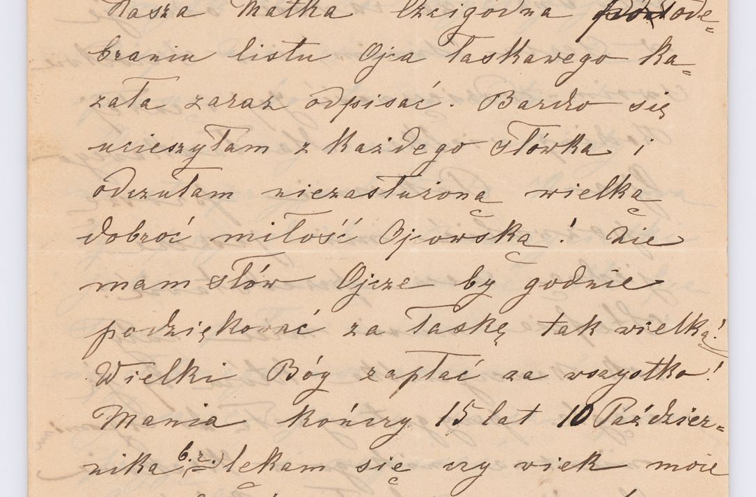 Zdjęcie nr 135 dla obiektu archiwalnego: Listy kierowane do Józefa Bilczewskiego w roku 1906