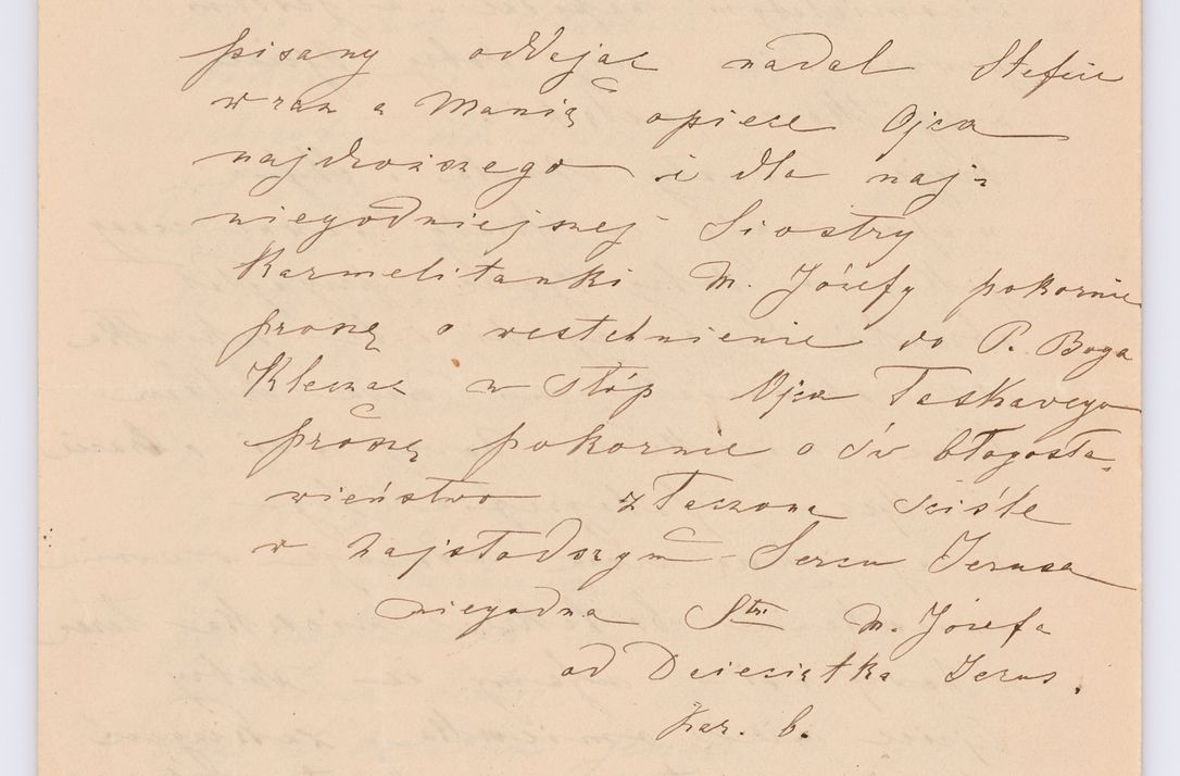 Zdjęcie nr 134 dla obiektu archiwalnego: Listy kierowane do Józefa Bilczewskiego w roku 1906