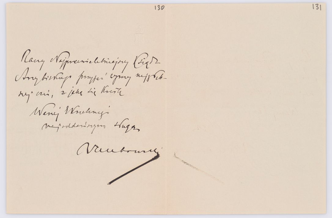 Zdjęcie nr 122 dla obiektu archiwalnego: Listy kierowane do Józefa Bilczewskiego w roku 1906