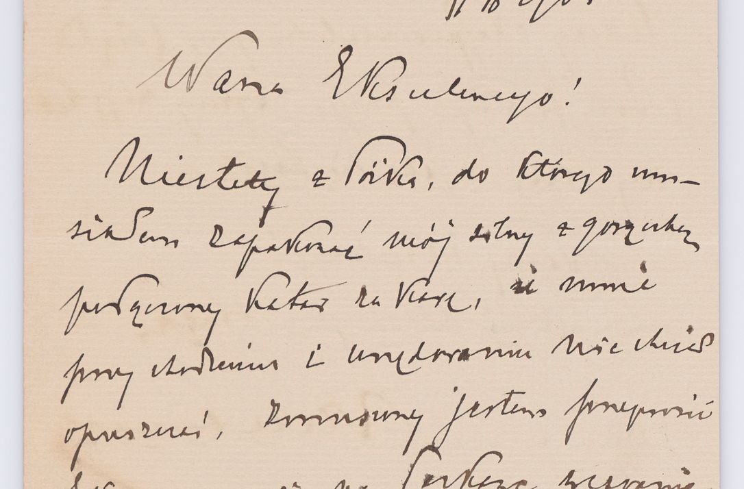 Zdjęcie nr 120 dla obiektu archiwalnego: Listy kierowane do Józefa Bilczewskiego w roku 1906