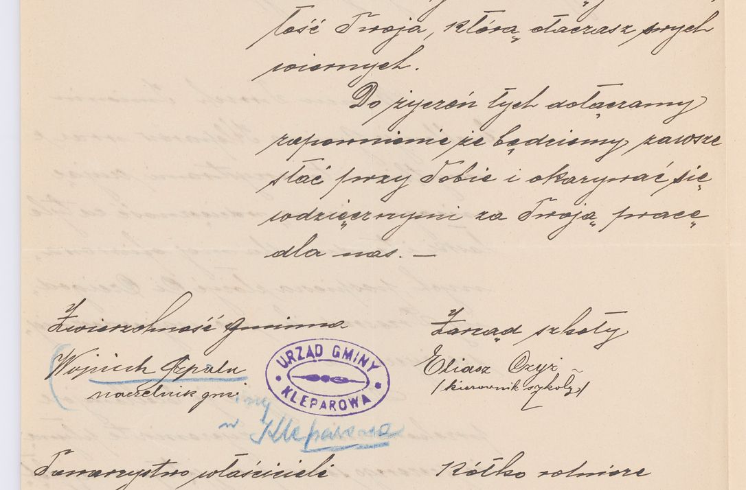 Zdjęcie nr 114 dla obiektu archiwalnego: Listy kierowane do Józefa Bilczewskiego w roku 1906