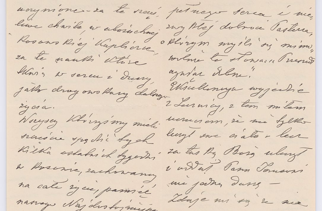 Zdjęcie nr 109 dla obiektu archiwalnego: Listy kierowane do Józefa Bilczewskiego w roku 1906